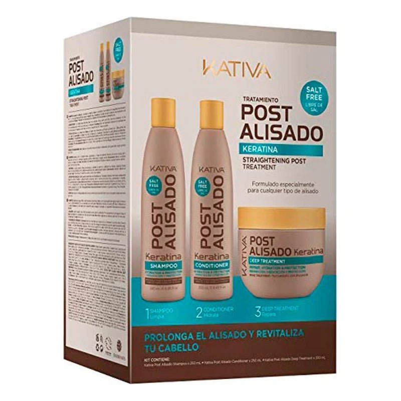 Kativa Kit Post Alisado Ker-3 - Farmacias Arrocha
