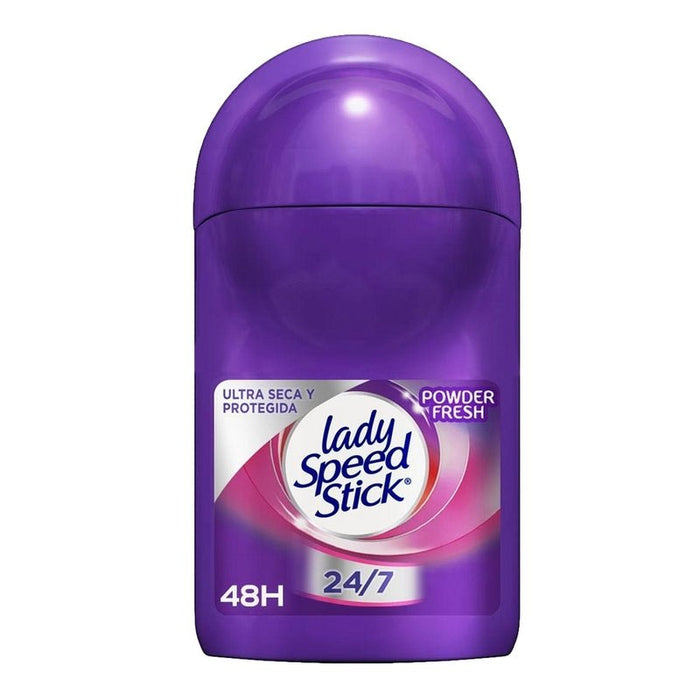 Desodorante Lady Speed Stick 24/7 Powder Fresh Roll On 50 ml - Farmacias Arrocha