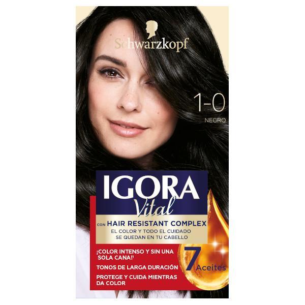 Schwarzkopf Igora Vital Tinte N1 N.1-0 - Farmacias Arrocha