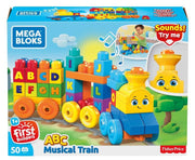 Mega Bloks Tren Abc Musical De Construcción, 50 Bloques - Farmacias Arrocha
