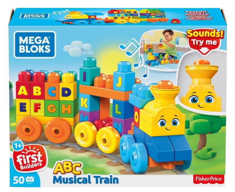 Mega Bloks Tren Abc Musical De Construcción, 50 Bloques - Farmacias Arrocha