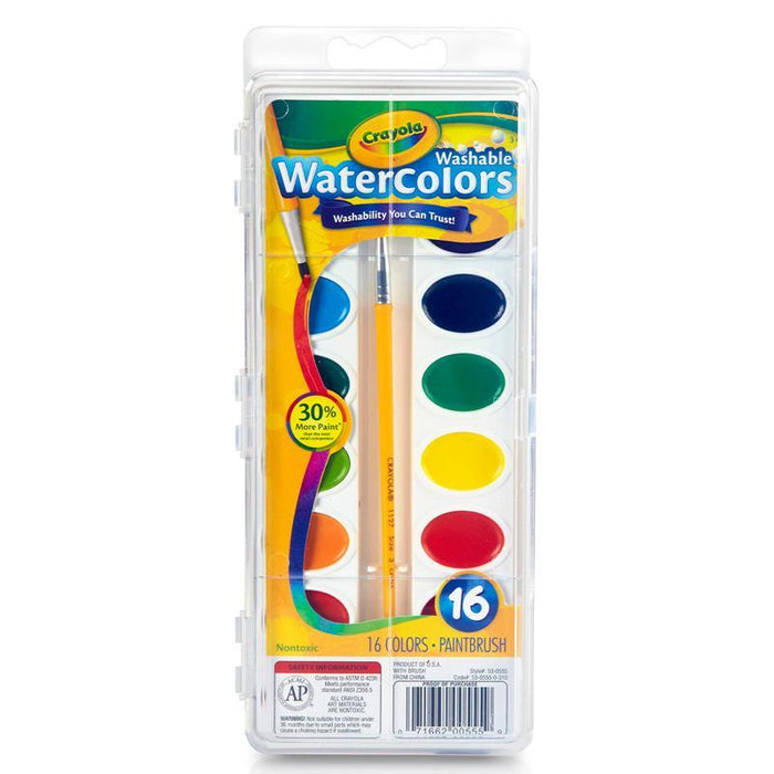 Crayola 16Pan Crayola Washable Waterc.W Plast.H - Farmacias Arrocha