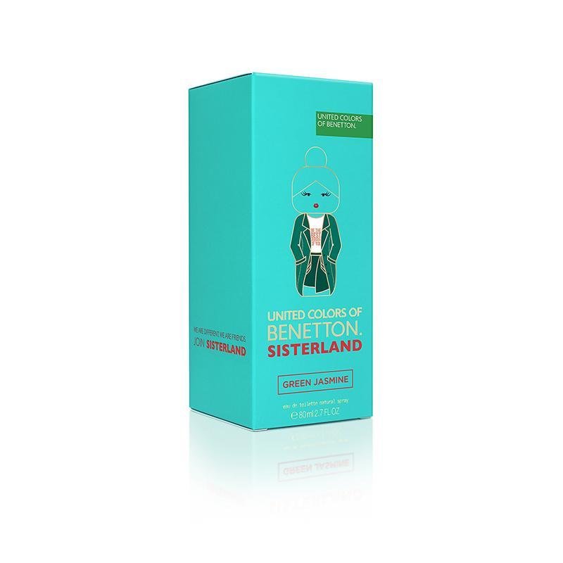 Benetton Sisterland Eau De Toilette Green Jasmine - Farmacias Arrocha