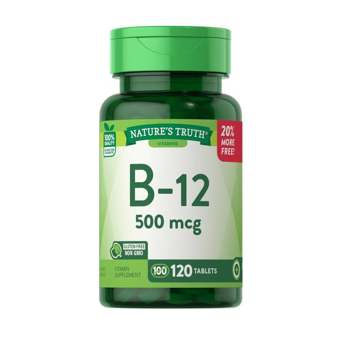 Vitamin B-12 500Mg 120 Cap - Farmacias Arrocha