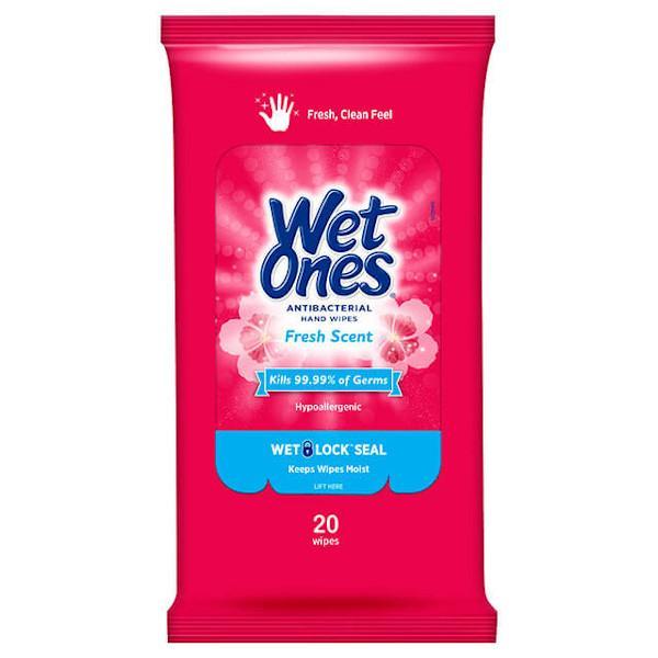 Wet Ones Antibacterial Fresh Scent 20 Ct - Farmacias Arrocha