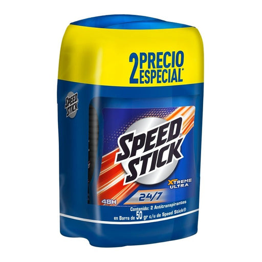Desodorante Speed Stick 24/7 Xtreme Ultra Barra 50 g 2 Pack - Farmacias Arrocha
