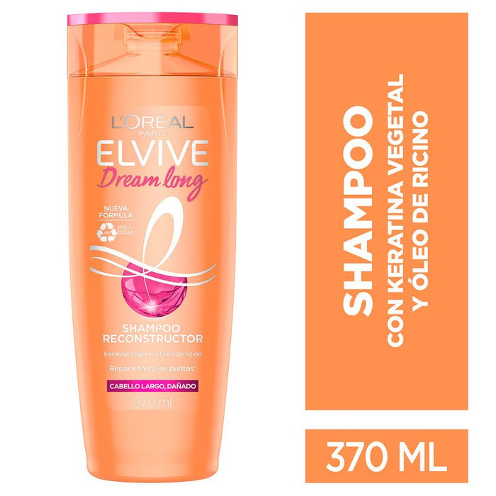 L'Oreal Elvive Shampoo Reconstructor Dream Long 370Ml - Farmacias Arrocha