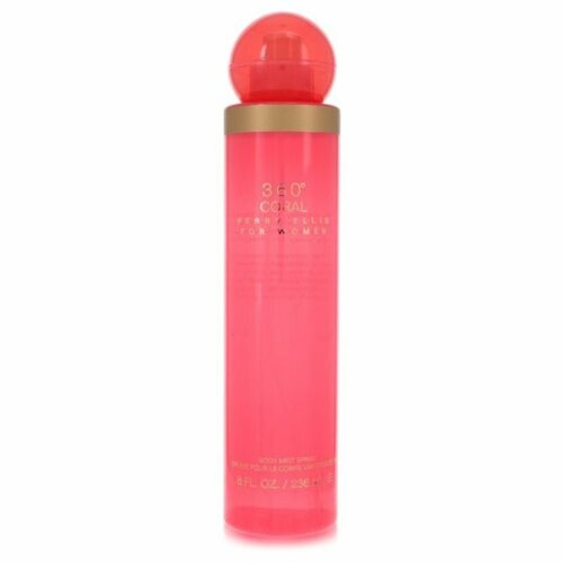 Perry Ellis 360º Coral For Women Body Mist Spray 236Ml - Farmacias Arrocha