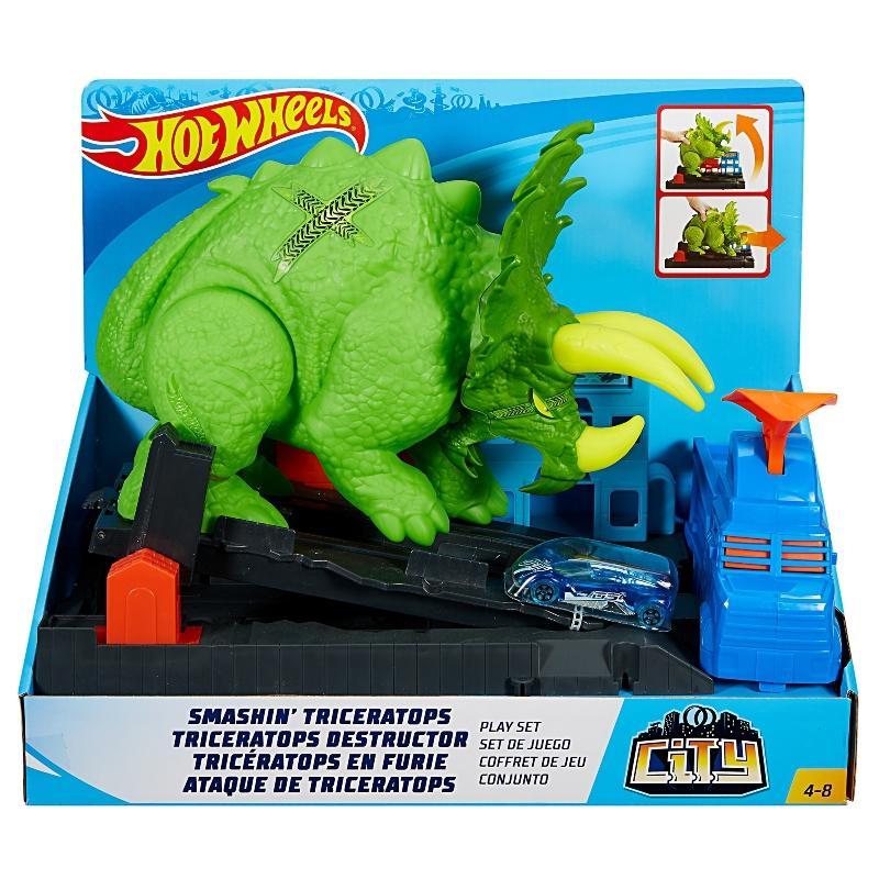Hot Wheels Pista Triceratops Destructor - Farmacias Arrocha