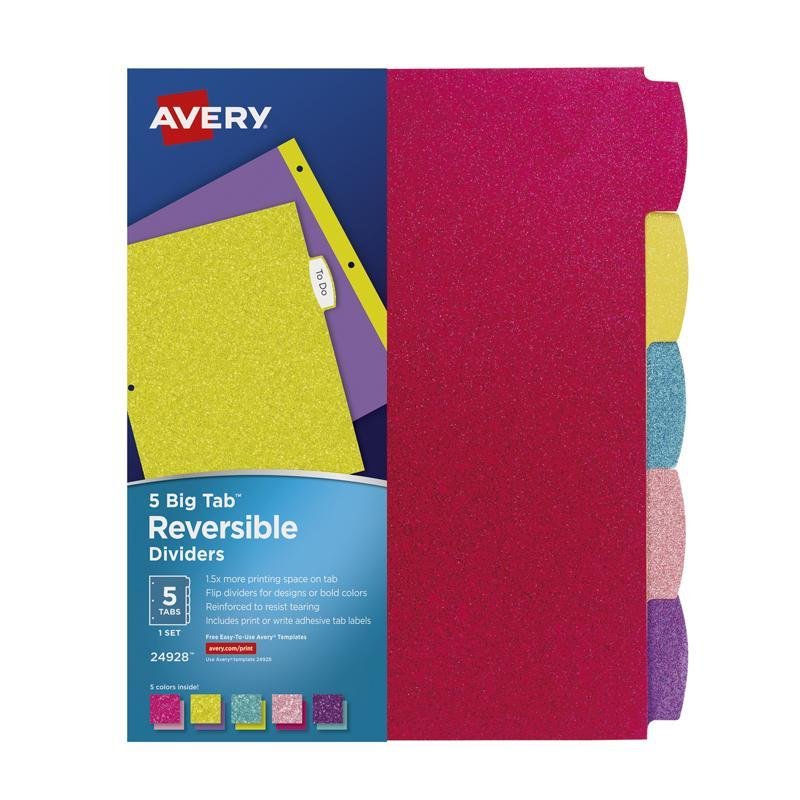 Avery Divisiones De Papel Escarchadas B - Farmacias Arrocha