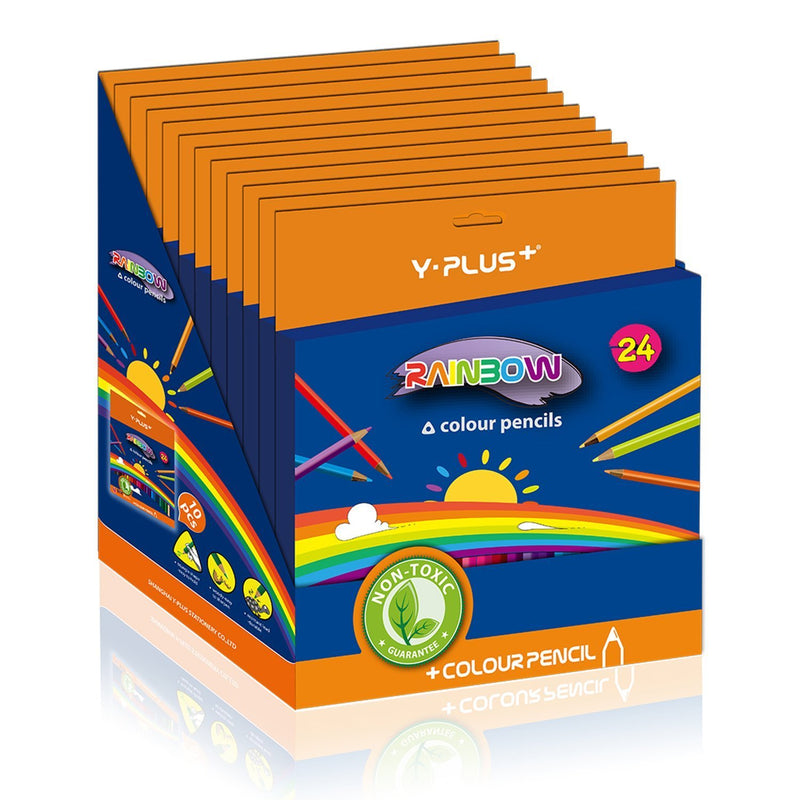 Y-plus+ Lapices De Color Rainbow 24 - Farmacias Arrocha