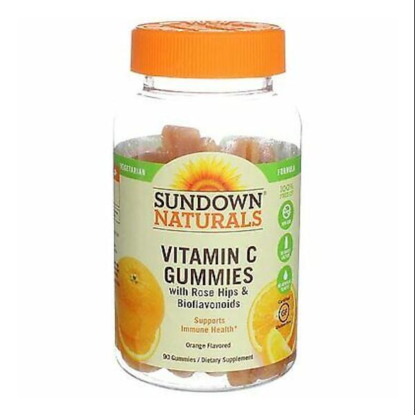 Sundown Naturals C 250 mg 90 Gomitas - Farmacias Arrocha