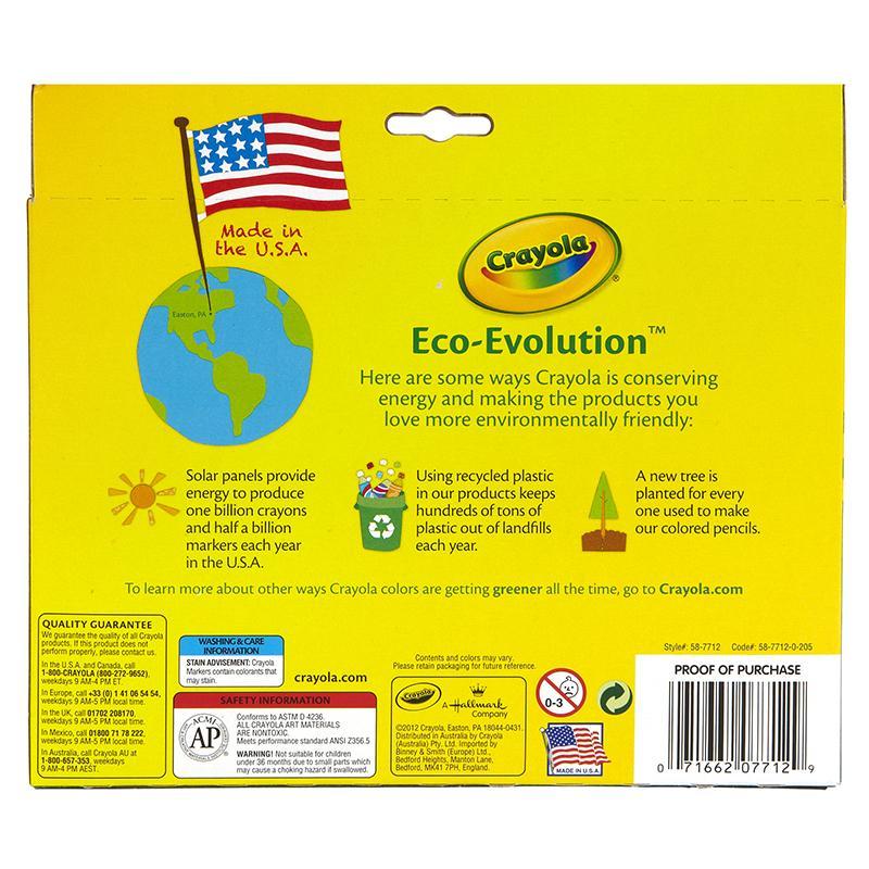 Crayola Mkr 12Ct Bl Reg Asst - Farmacias Arrocha