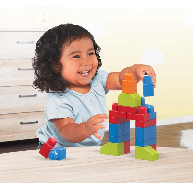 Mega Bloks Bolsa Mediana Construcción, 40 Bloques - Farmacias Arrocha