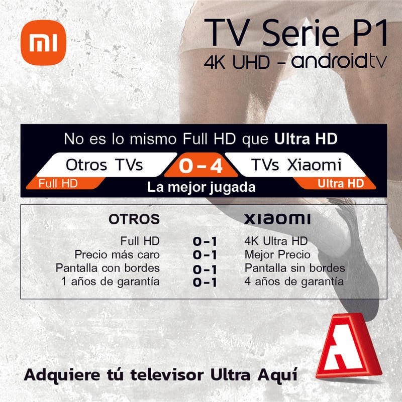 Xiaomi Android Tv P1 4K-UHD LED - Farmacias Arrocha