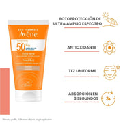 Avene Fluido Con Color Spf50+ 50Ml - Farmacias Arrocha