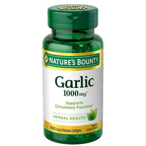 Nature's Bounty Odorless Garlic 1000mg - Farmacias Arrocha