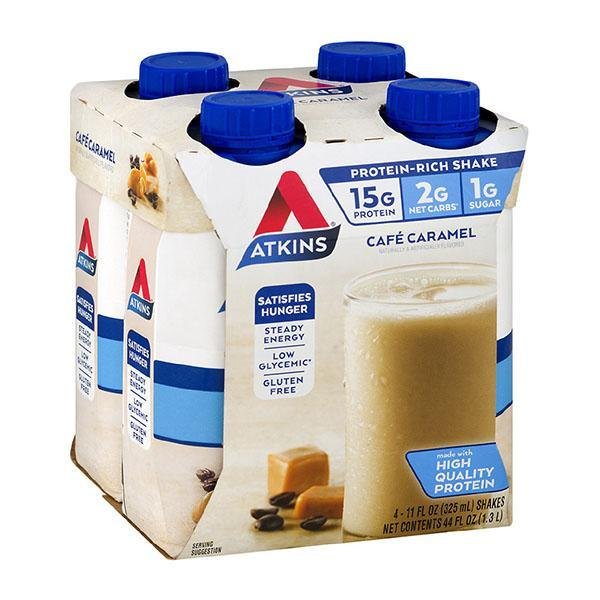 Atkins Caf√© Caramel Shake 4-235Ml - Farmacias Arrocha