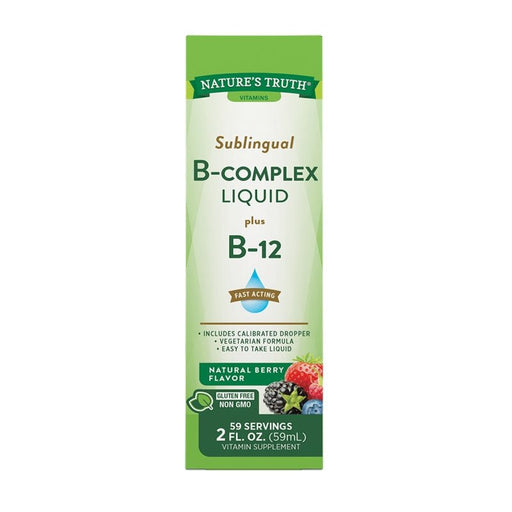 Vit B Complex +B12 Liquid 2 Oz - Farmacias Arrocha