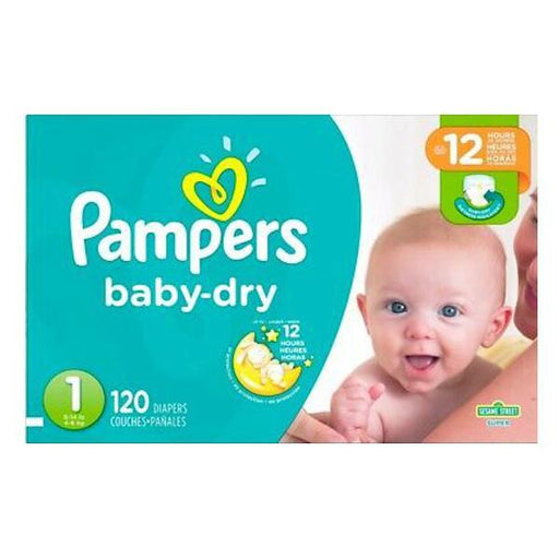 Pampers Baby Dry S1 Super 1 120 - Farmacias Arrocha