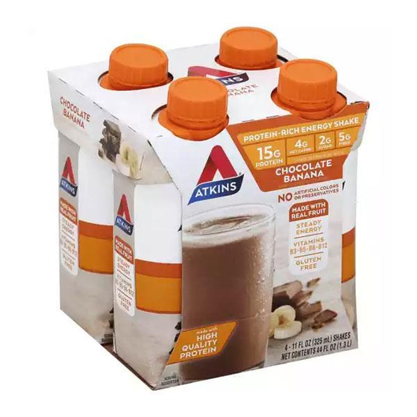 Atkins Choco Banana Protein Rich Energy Shake - Farmacias Arrocha