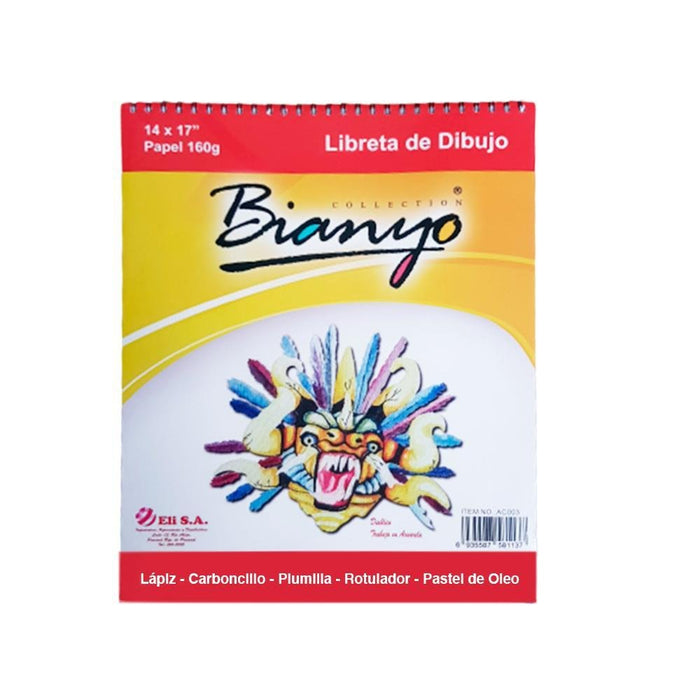 Bianyo Libreta De Dibujo Bianjo 14X17 - Farmacias Arrocha
