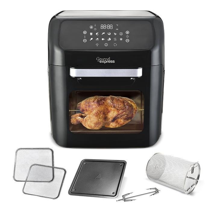 Gourmet Express Horno Y Freidora De 12L, Incluye Accesorios - Farmacias Arrocha