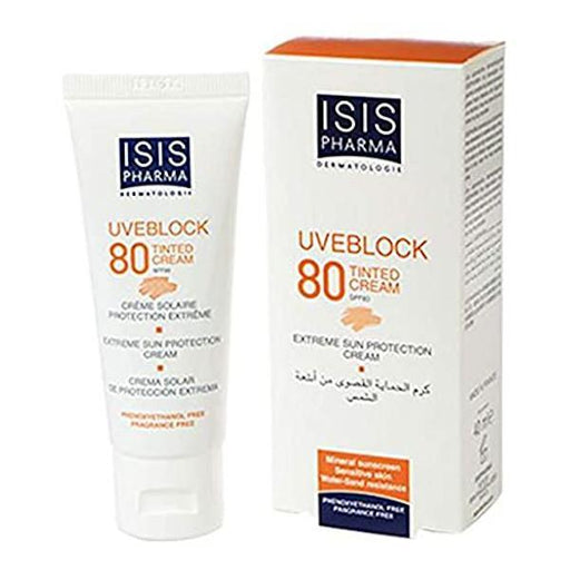 Isis Pharma Uveblock Spf 80 Tintd Cream De 40 Ml - Farmacias Arrocha