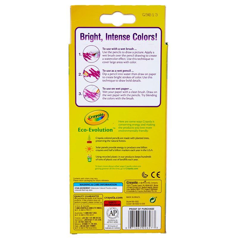 Crayola 12Ct Crayola Water Color Pencil W B - Farmacias Arrocha