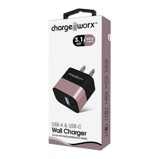 Chargeworx Wall Charger Usb A Usb C - Farmacias Arrocha