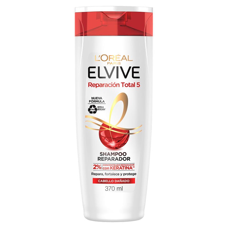 L'Oreal Elvive Shampoo Reparador Reparación Total 5 370Ml - Farmacias Arrocha