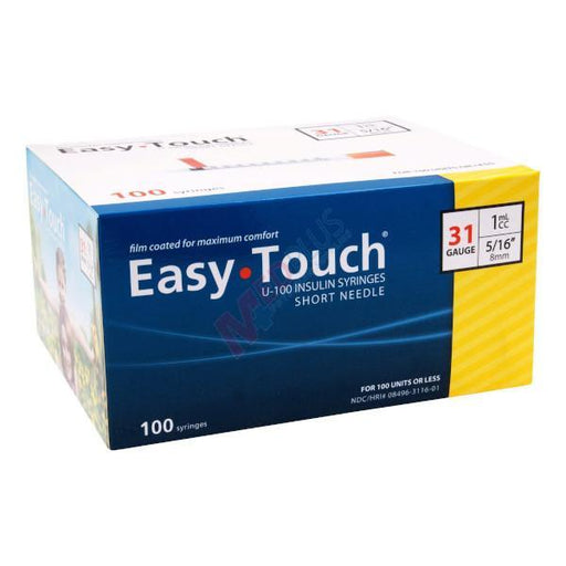 Easytouch Insulin Syringe 31G 1Cc 5 16In - Farmacias Arrocha
