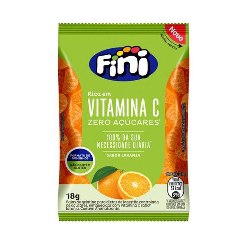 Fini Zero Azucar Naranja 18G - Farmacias Arrocha