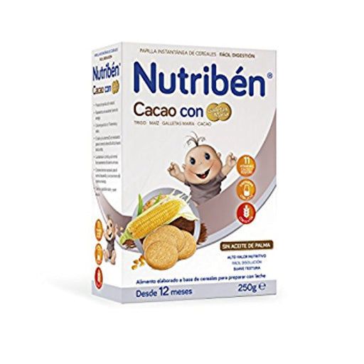 Nutriben Cereales Cacao con Galleta De 250 Gramos - Farmacias Arrocha