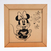 Fun Craft Cuadro De Madera Para Pintar Mickey & Minnie - Farmacias Arrocha