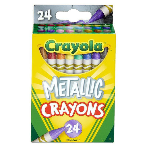 Crayola Crayon 24Ct Metallic - Farmacias Arrocha