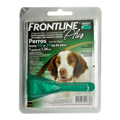 Frontline Plus Perros 10 A 20 Kgr .(1.34 - Farmacias Arrocha