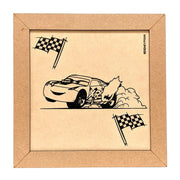Fun Craft Cuadro De Madera Para Pintar Cars - Farmacias Arrocha
