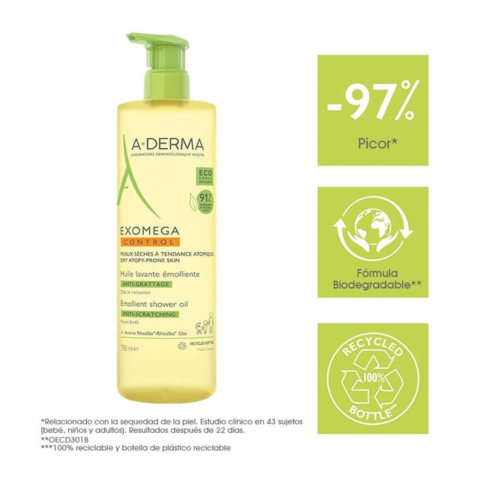 A Derma Exomega Control Aceite Limpiador Emoliente 750Ml Farmacias a-derma-exomega-control-aceite-limpiador-emoliente-750ml-farmacias