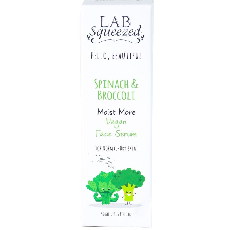 Lab Squeezed Spinach & Broccoli Moist More Vegan Face Serum 50 Ml - Farmacias Arrocha