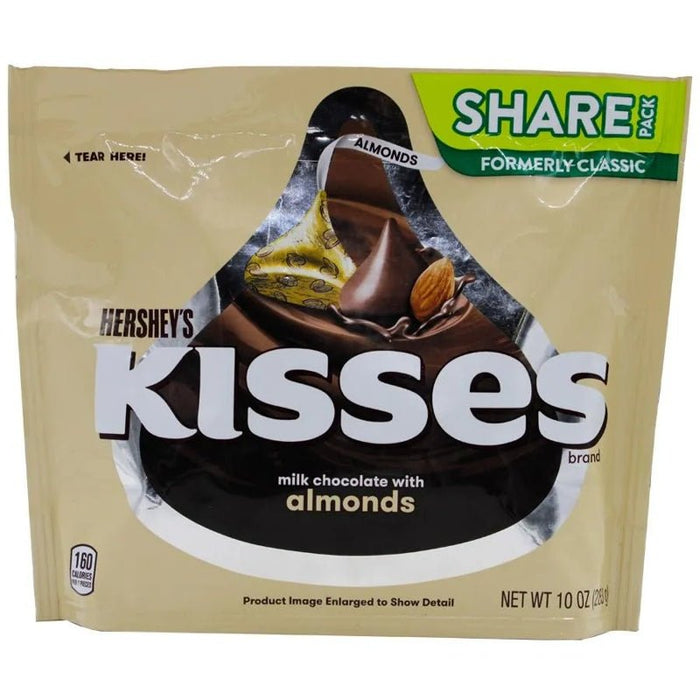 Hershey Kiss With Almonds 10Oz - Farmacias Arrocha
