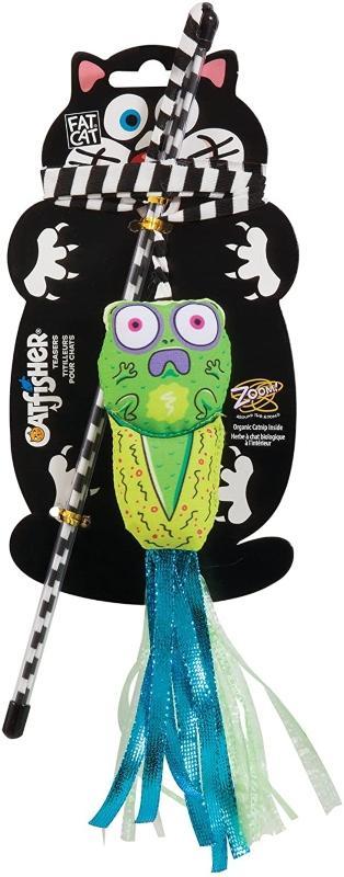 Fat Cat Juguete Pescador Para Gatos Verde - Farmacias Arrocha