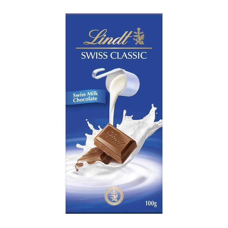 Lindt Swiss Classic Milk 100Gr - Farmacias Arrocha