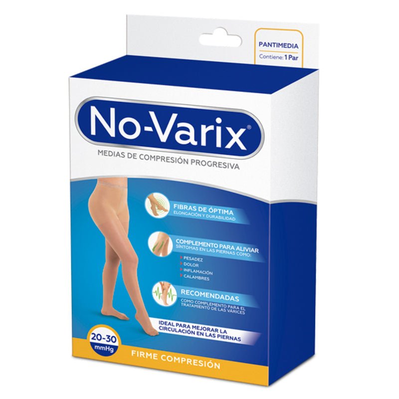 No-Varix Pantymedia Beige C/F Punta Y Talon Reforzado - Farmacias Arrocha