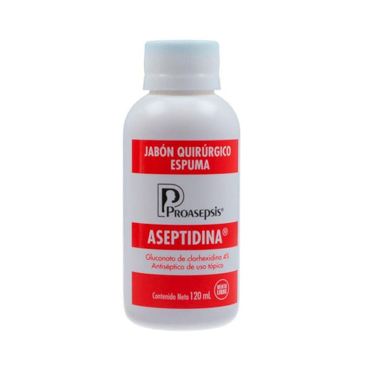 Aseptidina Al 4% Jabon(Clorexidina 120Ml - Farmacias Arrocha