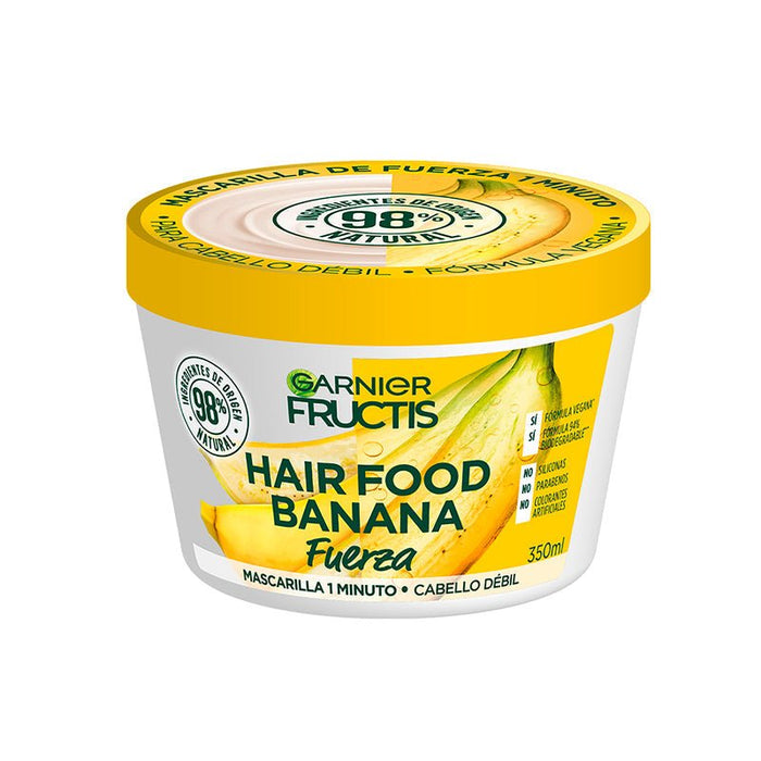 Garnier Fructis Hair Food Mascarilla de Fuerza Banana 300 ML - Farmacias Arrocha