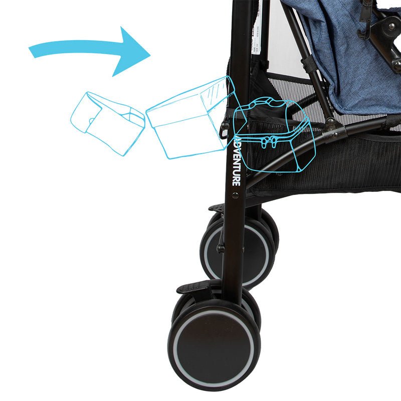 Infanti Coche Paseo Adventure Gris - Farmacias Arrocha