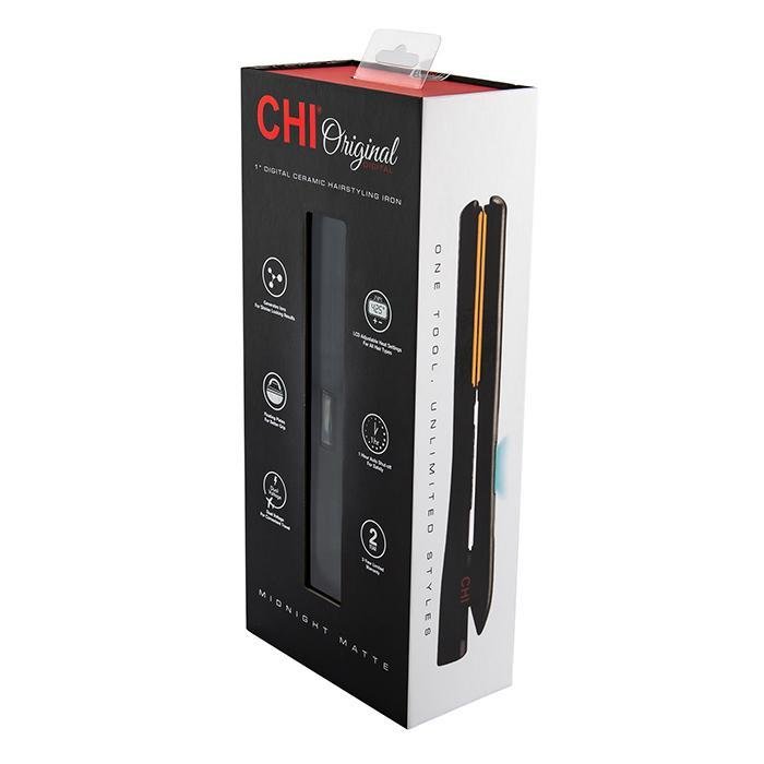 CHI Original Hairstyling Iron 1 In Midnight Matte - Farmacias Arrocha