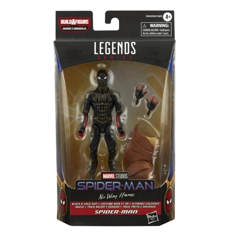 Marvel Legends Series - Black & Gold Suit Spider-Man - Farmacias Arrocha