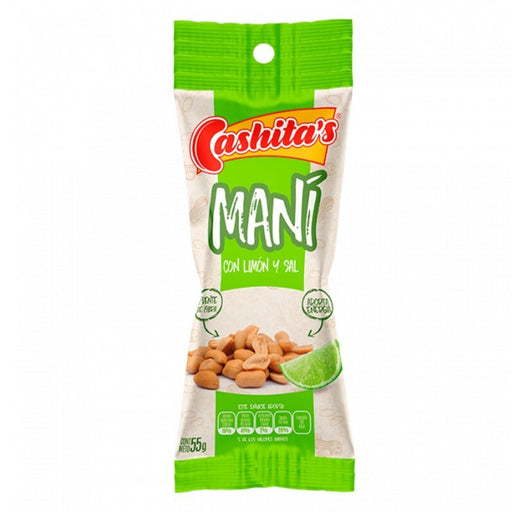 Cashitas Mani/Limon/Sal Tubo 55Gr - Farmacias Arrocha